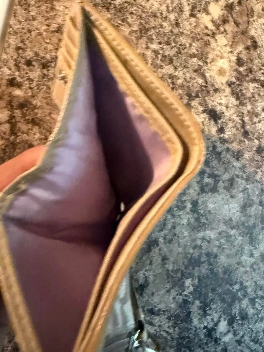Coach wrist wallet Brown and Tan Signature Canvas